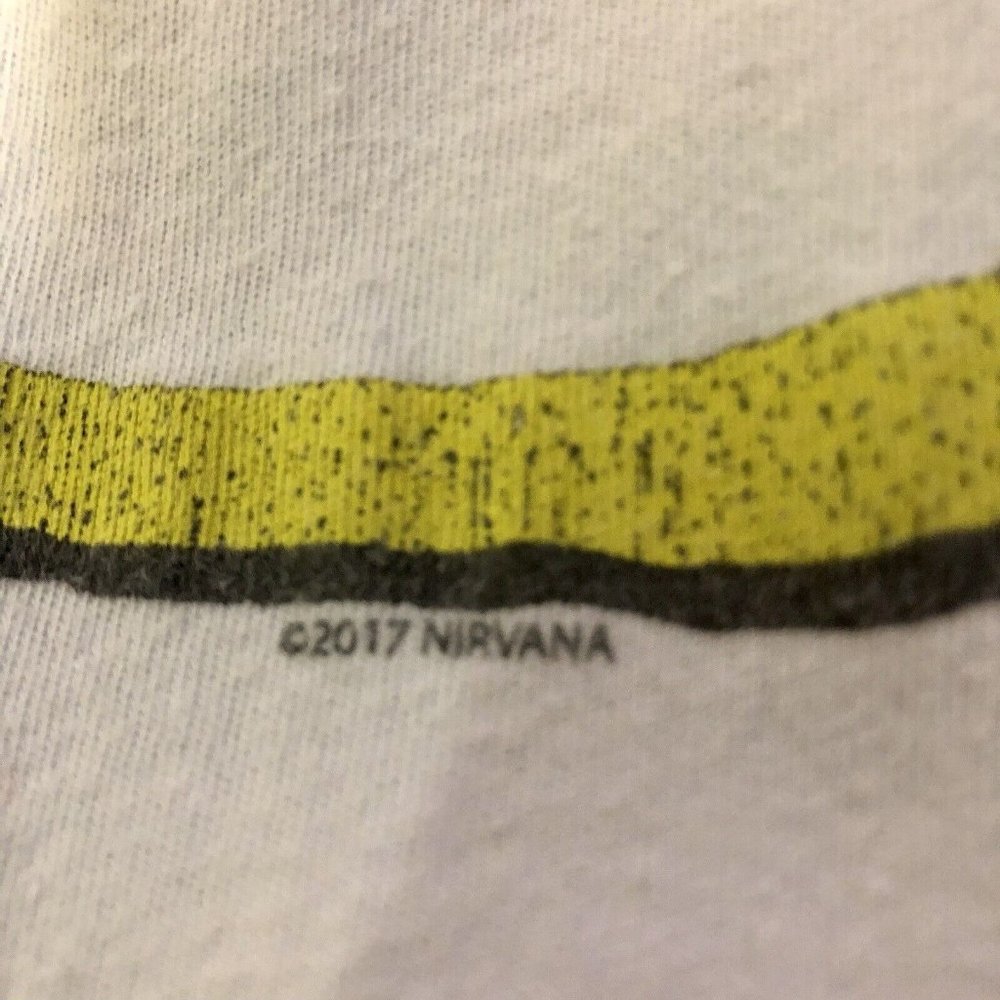 2017 Nirvana T-Shirt Unisex XL Used Some Wear - Picture 8 of 10